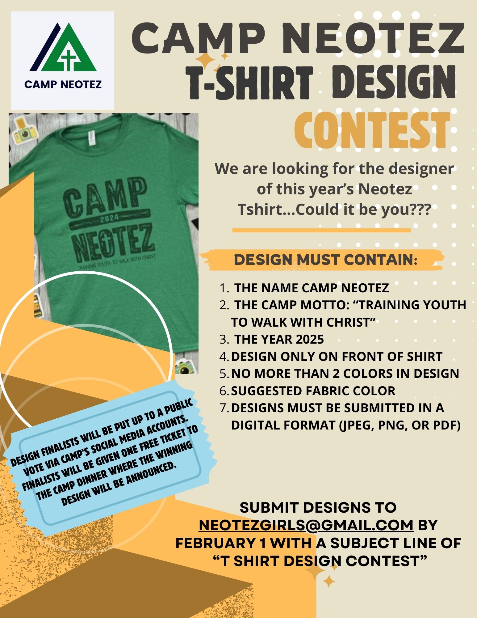 t-shirt design flyer